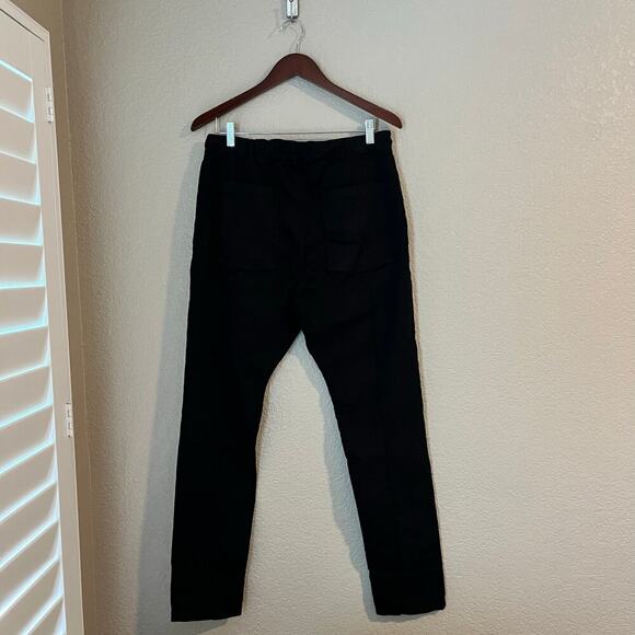 J Brand Men’s Waist Jogger Pants Drawstring Waist Pockets Large Black - Picture 6 of 9